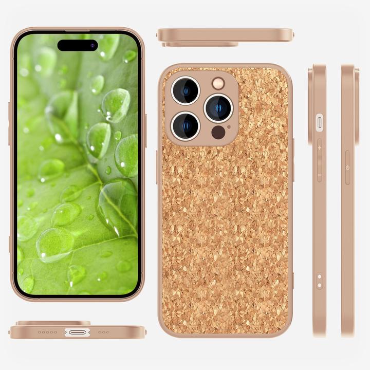 Produktbild Nalia Kork Hülle mit Silikon Rahmen (Apple iPhone 14 Pro Max)