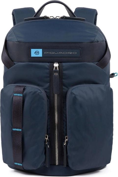 Piquadro Laptoprucksack aus rezykliertem Nylon