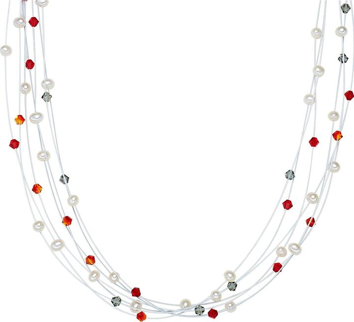 Valero Pearls Perlenhalskette - 2904 (925er Silber, 43 - 48 cm)