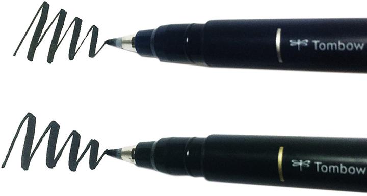 Actual product image Tombow Fudenosuke (Black, 1 x)