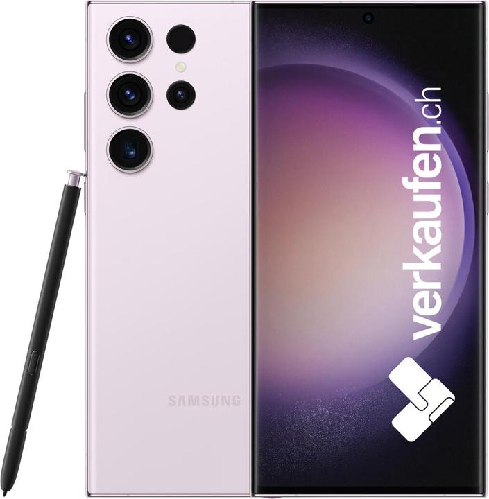 Immagine prodotto verkaufen.ch Galaxy S23 Ultra 5G (256 GB, Lavanda, 6.80", 12 Mpx, Doppia SIM, A / Come nuovo)