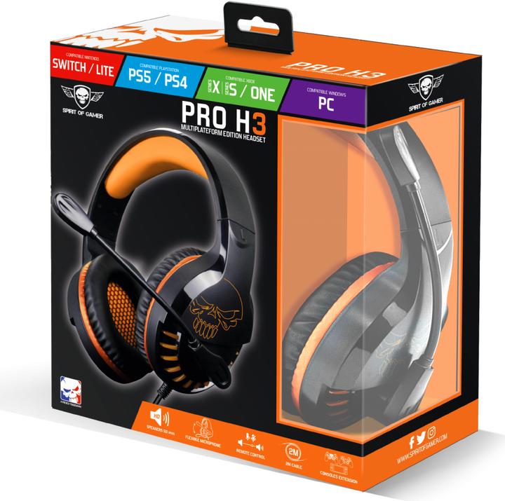 Actual product image Spirit Of Gamer Pro H3 (Cable)