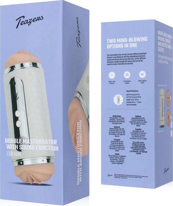 Immagine prodotto Teazers Masturbatore elettrico double face