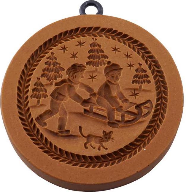 Actual product image Änis-Paradies Springerle model children sledging