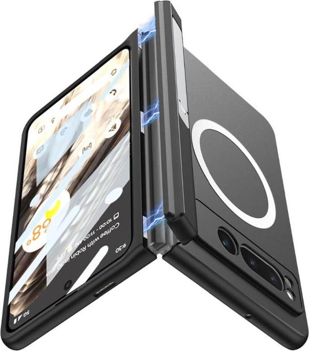 Produktbild Cover-Discount Google Pixel Fold - Magnetische Schutzhülle mit Panzerglas blau (Google Pixel Fold)
