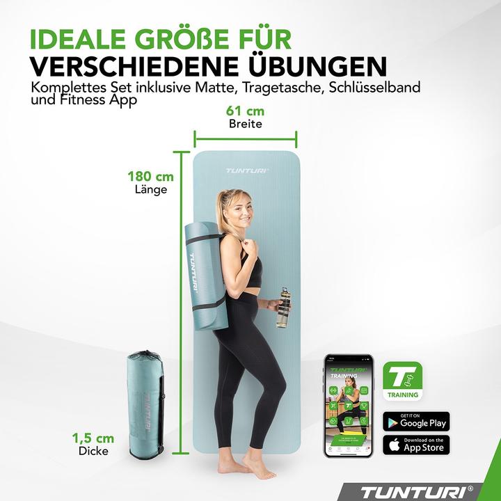 Image du produit Tunturi NBR Fitness Matte (15 mm)
