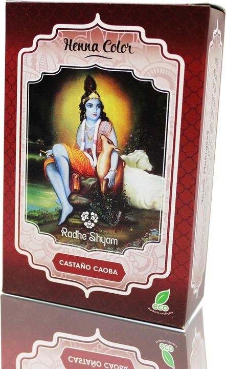 Produktbild Radhe Shyam Henna Castano Caoba Polvo Radhe 100g (Mahagoni-Kastanie)