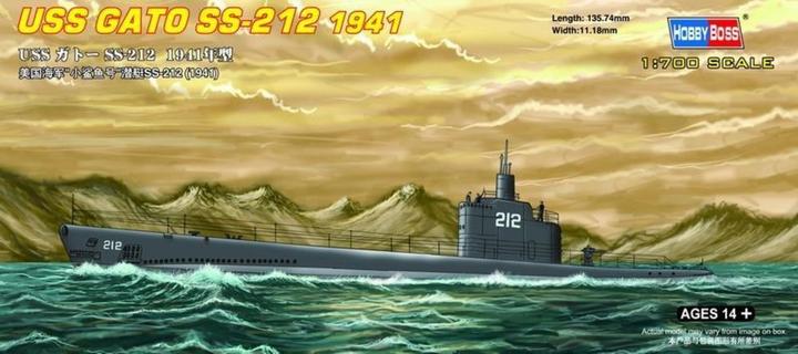 Actual product image Hobby Boss USS GATO SS-212 1941