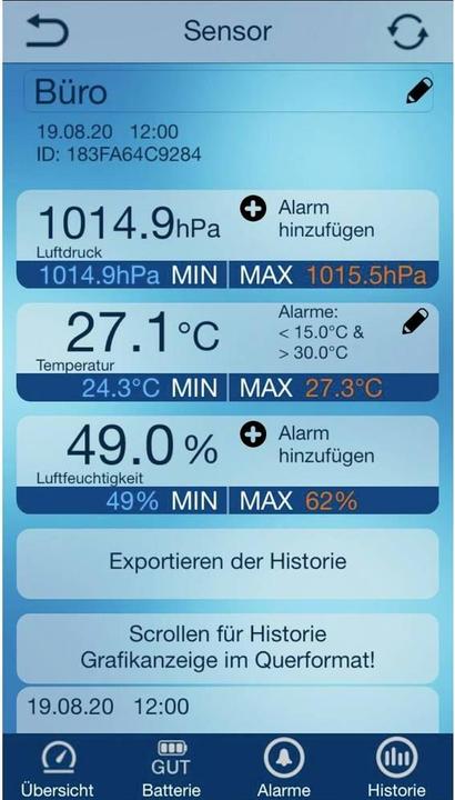 Immagine prodotto Technoline Stazione radio meteorologica Data Logger di Mobile Alerts Set composto da MA10238 e Gateway
