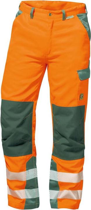 Feldtmann Warnbundhose Nizza, Gr. 54, orange/grau (54)