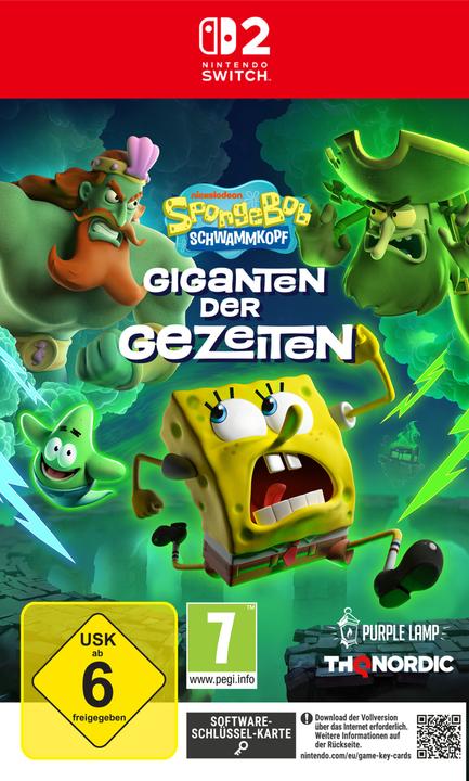 Produktbild THQ SpongeBob Schwammkopf: Giganten der Gezeiten (Game-Key Card) (Switch 2)