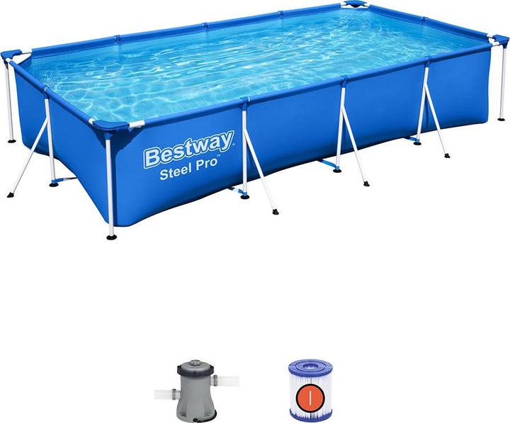 Produktbild Bestway Steel Pro Frame Pool Set (400 x 211 x 81 cm)