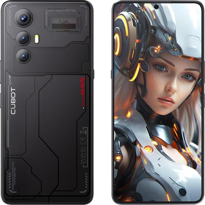Actual product image Cubot Max 5 (5G) 256/12 Black EU (256 GB, Black, 6.90", Dual SIM, 100 Mpx, 4G)