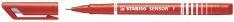 Produktbild STABILO SENSOR F Finliner mit gefederter Spitzer (Rot, 1 x)