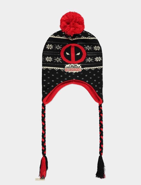 Actual product image Deadpool Badge Sherpa Beanie