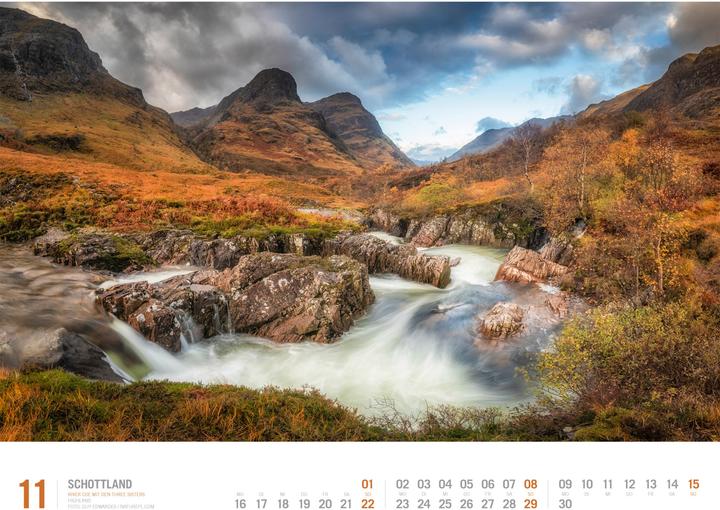 Produktbild Schottland - Unterwegs zwischen Highlands und Hebriden Kalender 2026 (54 x 42 cm, Deutsch)