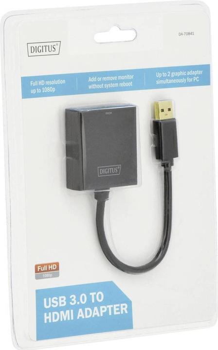 Image du produit Digitus USB 3.0 à (HDMI, 17.20 cm)