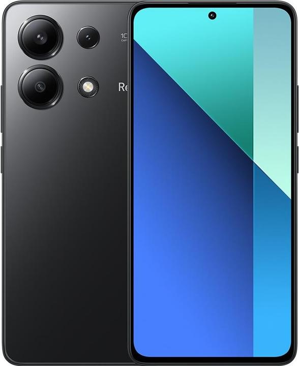 Image du produit Xiaomi Redmi Note 13 (128 Go, Midnight Black, 6.67", Double SIM hybride, 108 Mpx, 4G)