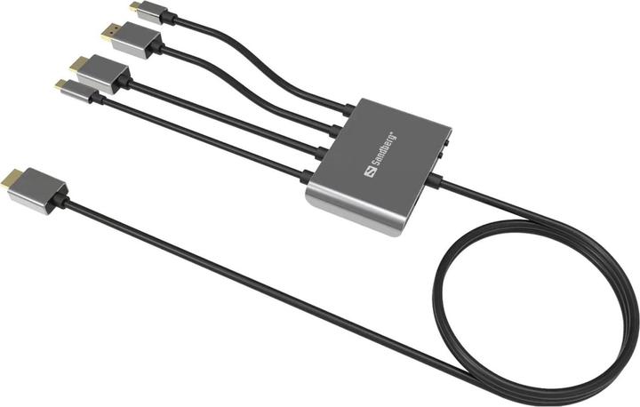 Actual product image Sandberg All-In-1, Adapter, Hub (USB-C, HDMI, 230 cm)