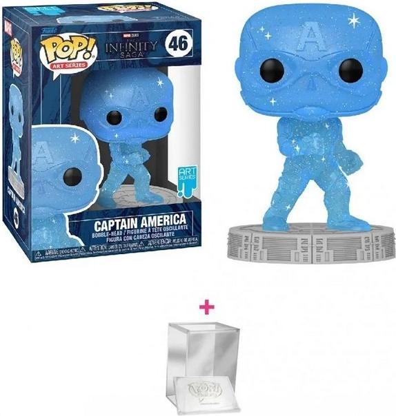 Produktbild Funko POP! - Infinity Saga: Captain America (Blau)