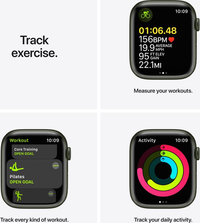 Image du produit Apple Watch Series 7 (45 mm, WLAN uniquement)