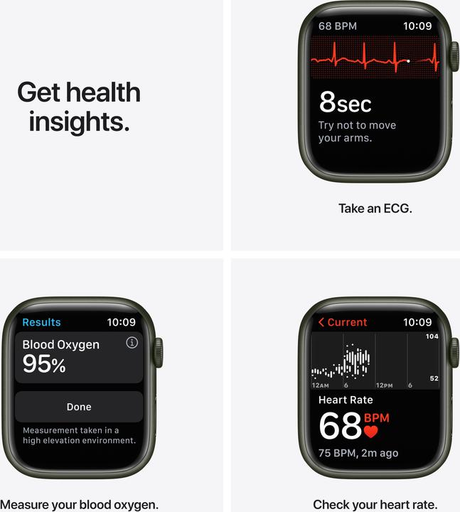 Image du produit Apple Watch Series 7 (45 mm, WLAN uniquement)