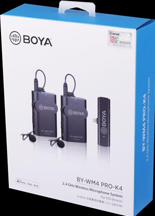 Actual product image Boya 2.4g wireless microphone for ios devices -2 tx+1 rx