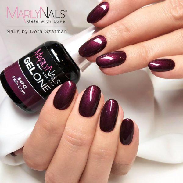 Immagine prodotto Marily Nails GELONE - 34FG L'amore innamorato (Smalto per unghie effetto gel)