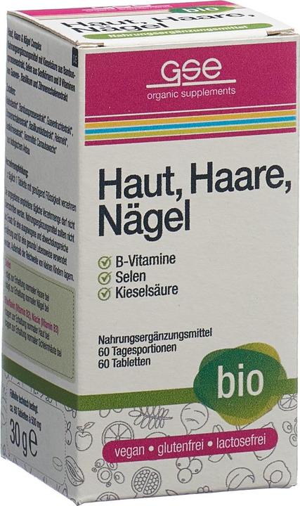 GSE Haut Haare Nägel Complex Bio Tabl (60 Stück, Tabletten, 123 g)