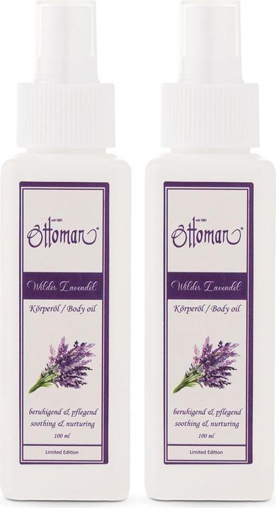 Produktbild Ottoman 2er-Set Lavendel Körperöl, 100ml, entspannendes Körperöl (Körperöl, 100 ml)