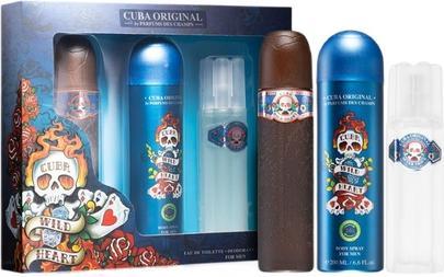 Image du produit Cuba SET ORIGINAL Heartbreaker For Men EDP spray 100ml + Deo spray 200ml + AS 100ml (Set manucure)