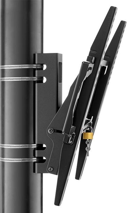 Actual product image Hagor PLW SERIES - Mounting Component (Column Adapter) for LCD Display - Black - Images (55", 30 kg)