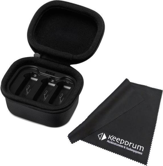 RØDE Wireless GO Gen 3 Charge Case + mit Tuch