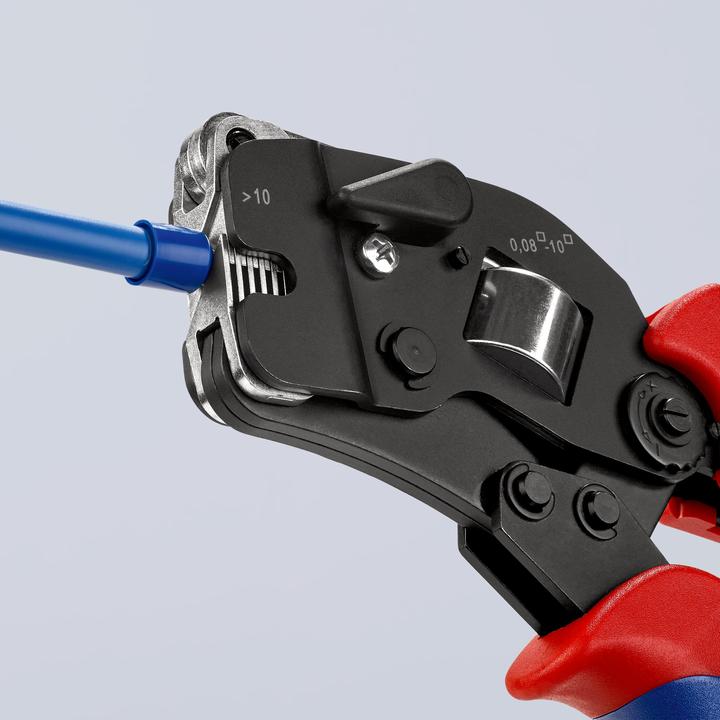 Actual product image Knipex Self-Adjusting Crimping Pliers for wire ferrules (190 mm)