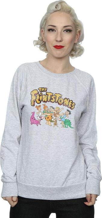 Immagine prodotto The Flintstones Group Distressed Felpa Donna (M)