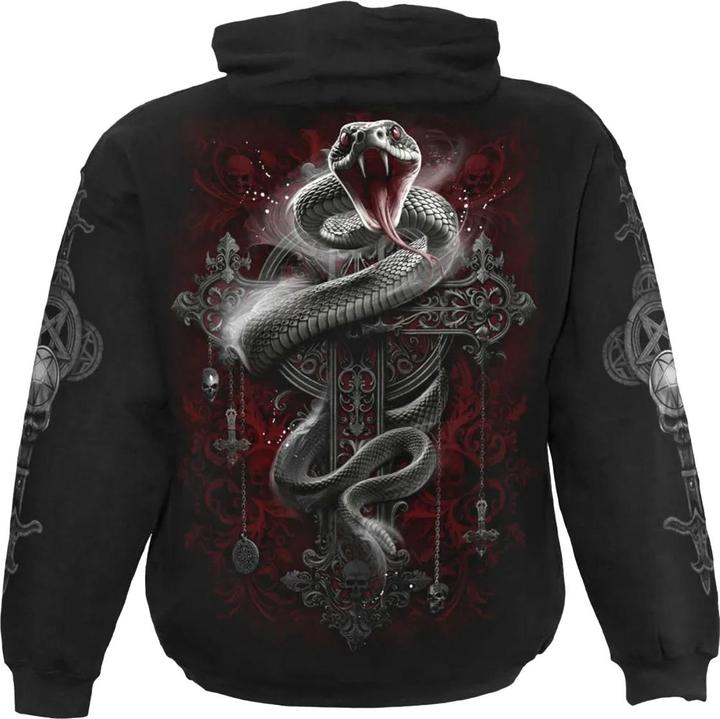 Immagine prodotto Spiral Felpa con Cappuccio Serpente Gotico Adulto Unisex (M)