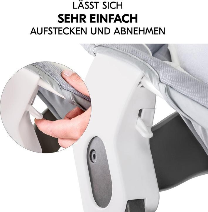 Immagine prodotto Hauck Hochstühle Alpha Plus Black 4-tlg. Newborn Set - Hochstuhl (Seggiolone)