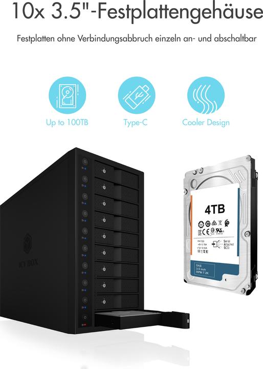 Produktbild Icy Box IB-3810-C31 (3.5")