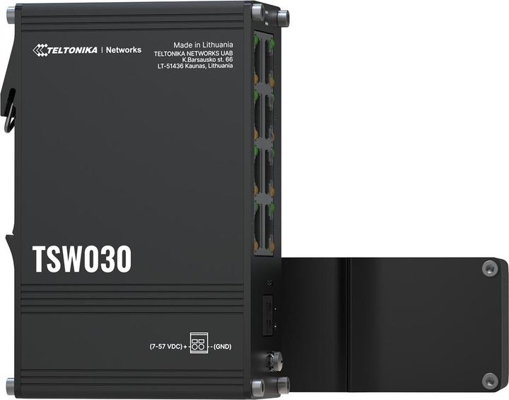 Immagine prodotto Teltonika Switch TSW030 8x RJ45 100Mb/s, IP30 (8 Porti)