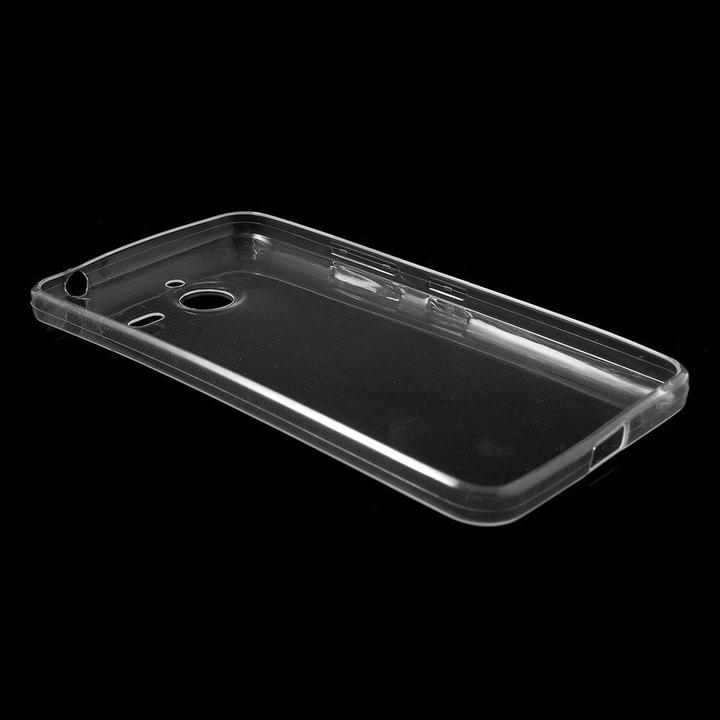 Produktbild König Design Microsoft Lumia 640 XL Hülle Transparent Silikon Case durchsichtige Handyhülle (Microsoft Lumia 640 XL)