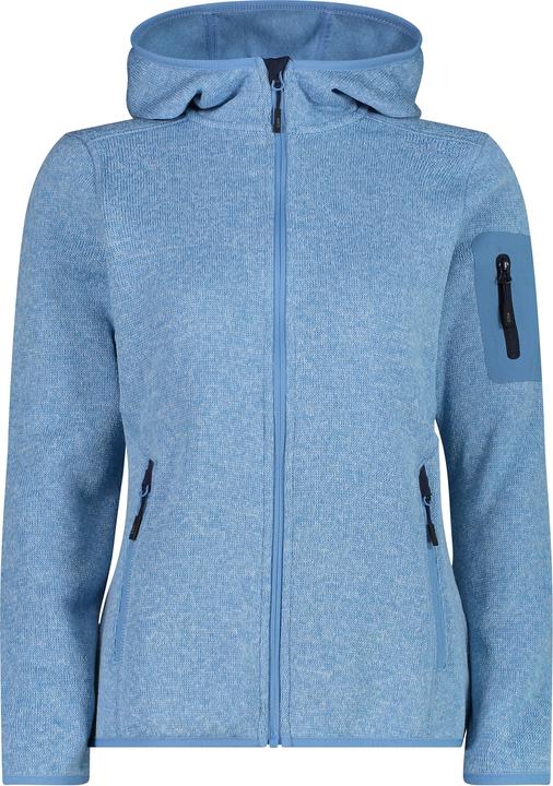 CMP Campagnolo Women's Jacket Fix Hood Jacquard Knitted 3H19826 (46)