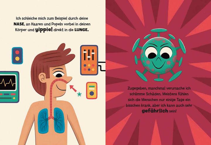 Produktbild National Geographic Viren: Wie bleibe ich gesund (Deutsch, Mattia Crivellini, Valeria Barattini, Anke Wellner-Kempf, Victor Medina, 2021)