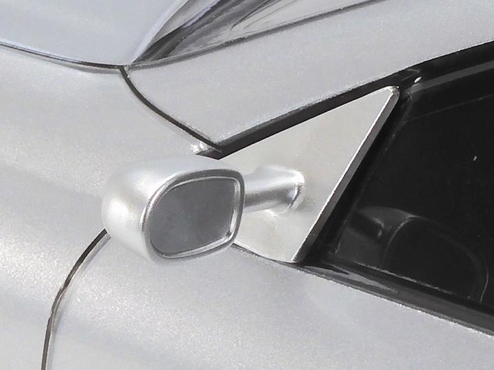 Produktbild Tamiya 1/10 RC Mercedes CLK AMG Racing Version Silver Painted Body (TT-02) (Kit)