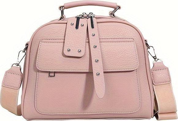 Immagine prodotto Only-Bags.Store Borsa in pelle PU alla moda, borsa a tracolla a conchiglia di tendenza, borsa a tracolla di colore