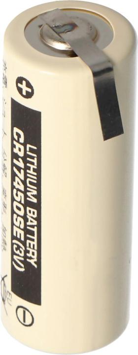 Panasonic Batterie CR17450SE Size A, mit Lötfahne Z-Form (1 Stk., CR17450, 2500 mAh)