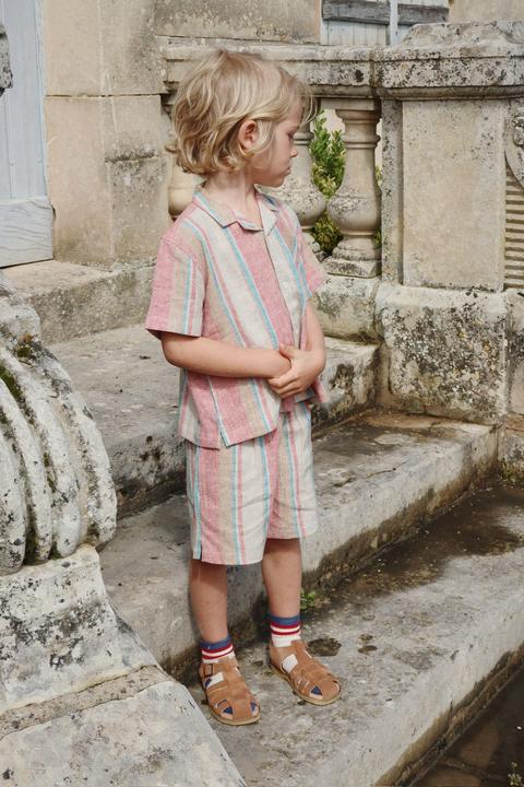 Immagine prodotto Konges Slojd 2Pack Gerippte Socken Multi Stripe (Confezione da 2, 29 - 32)