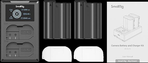 Produktbild SmallRig EN-EL15 Akku und Charger Kit (Kamera Akku)