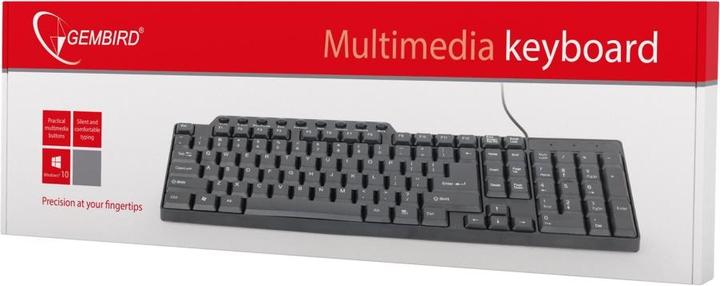 Image du produit Gembird KB-UM-104 Clavier USB QWERTY US anglais (US, Filaire)