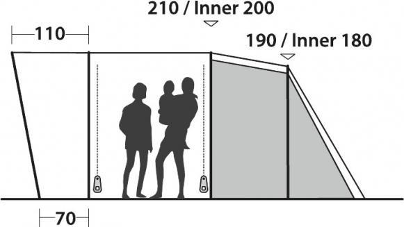 Produktbild Easy Camp Palmdale 500 (Tunnelzelt, 16.50 kg, 5 Personen)