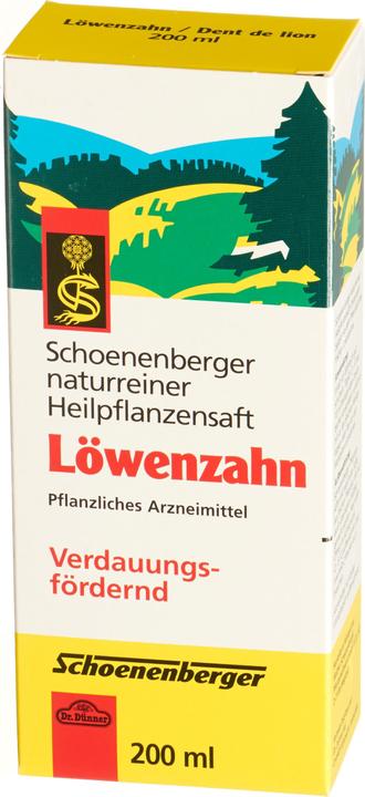 Schönenberger Jus de plantes médicinales de pissenlit